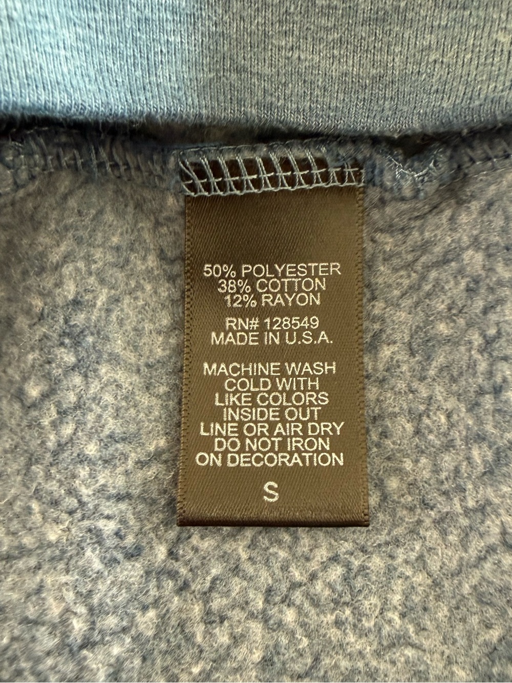Aviator Nation Surfer Wave Patch Pullover Relaxed Hoodie - Faded Water - Size Sm - Picture 10 of 13